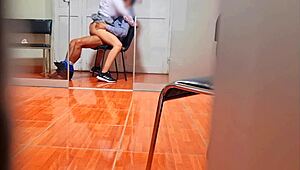 Mexican Institute Teacher Doesn't Notice The Upskirt View