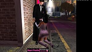 we couldn't wait to get home after the party for some sexy thong fun