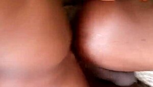 Two hot black men engage in anal sex in this homemade gay porn video.