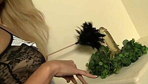 Here's how French maid Sadie Sable took an interracial pounding right in her tight spot.