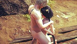 Hentai necenzuriran 3D mačkica titjob in kreampie avantura.