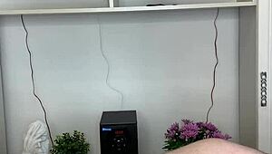 Hot Chick Gives a Hard Cock a Waxing in Hospital with Sexy Gloves