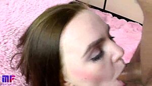 rough russian teen sucks young cock before cum in mouth