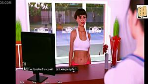 Hot Kiss With Jill In Changing Rooms!