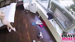 Tiny teen 18+ maddy rose gets fucked for money in pov