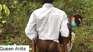 He Took Me Hard in the Forest With His Big Black Cock