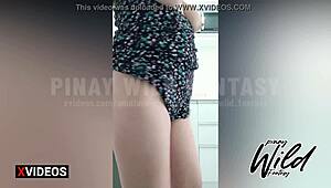 Horny 18yo chubby Pinay teen caught in Tiktoker scandal.