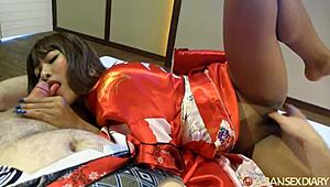 i feel that foreign cock throbbing in my mouth as i welcome it with my small asian tits bouncing during this hardcore blowjob session