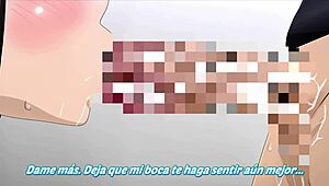 Anime Schoolgirl Sits With Companion Part Two