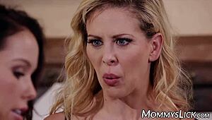 stepmom gets fisted by her girl