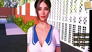 Hot Kiss With Jill In Changing Rooms!