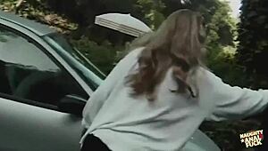 Dirty Blonde Girl Takes Huge Cock Deep In Asshole