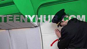 Perv Pilot Seduces Cortney Weiss in POV Reality.