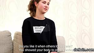 Cuddly Sweetie Spreads Tight Slit for Hardcore Defloration