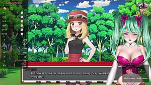 This is a compilation of a Vtuber’s stream of a rather explicit adult-themed video game called Pokémon: Masters.