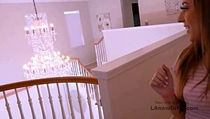 Brunette Model with Perfect Tits Licks Agent's Ass During Hot Audition