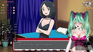 This is a compilation of a Vtuber’s stream of a rather explicit adult-themed video game called Pokémon: Masters.