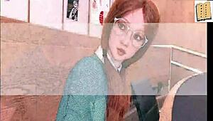 Hot Kiss With Jill In Changing Rooms!