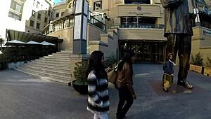 secret african lesbian lovers having bathroom sex rendezvous