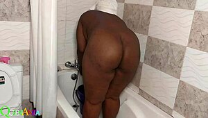 big ass indian babe gets blowjob and doggystyle cum