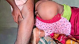 Yo, check this Desi Indian mami getting pounded by bhanje's big rod after a quick call.