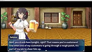 Beautiful woman enjoys gang bang with sex toys