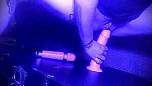 Mallory Knots Solo Assfucking With Dildo