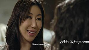 Nicole rewards Victoria with intense tribbing