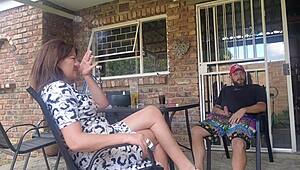 Mutual Masturbation with Neighbor's Wife Ends in Outdoor Creampie