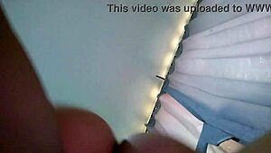 My neighbor fucked me hard after his mom left us alone