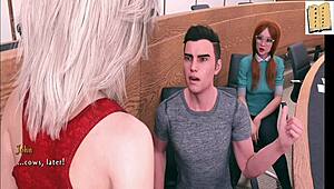 Hot Kiss With Jill In Changing Rooms!