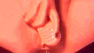Married woman Mallory Knots gets double penetration with a dildo