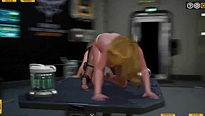 ليزبيانيات في 3D يجننوني بالألعاب الجنسية