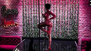 Yo babe, wanna see what’s going down at the nightclub with wild lesbian toy play?