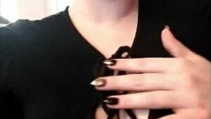 Big Tiddy Goth Humiliation Sexting Compilation