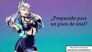 evelynn from lol gives extreme joi in spanish kda style