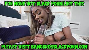 beautiful black babe with huge tits and big ass gets fucked by jays hard cock