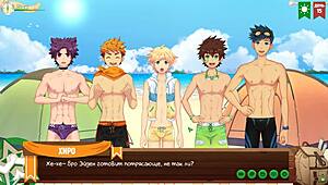 game friends camp episode 13 - natsumi gets fucked by kentaro with russian voice