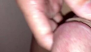 Intense Cock Masturbation Leading To Massive Cumshot Explosion
