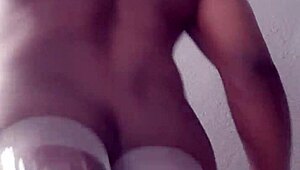 A three woman scene with hardcore anal sex and a cumshot finish