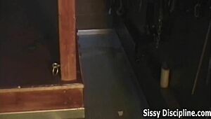 Mistress humiliates sissy slut in bisexual femdom session