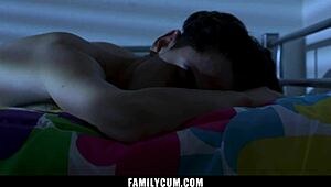 i let my stepbro lick my perfect little 18+ nipples, it was so horny!