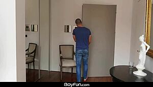 Boyfun House Tour Turns Into Bareback Assfucking Session