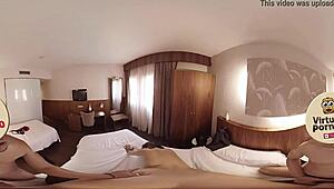 Vr Porn Brunette With Big Tits Fucked By Big Cock In Hotel Room POV.