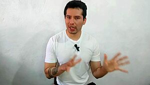 Giving Oral to My Married Straight Colleague at Work in a Stream.