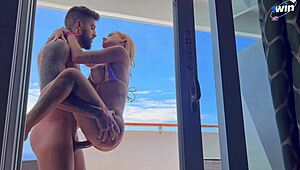 Fim De Ano No Cruzeiro Fodemos A Bordo Na Nossa Varanda Da Cabine - Kevlyn Santos