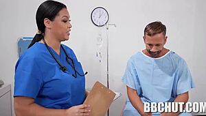 Ebony Teen Climaxes With Interracial Partner