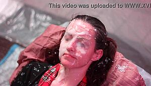 Wild Homemade Fake Bukkake 8 Action!