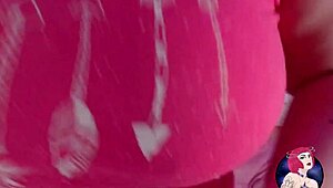 hot chubby girl with huge natural boobs camming and teasing solo