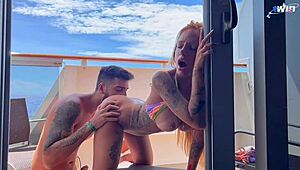 Fim De Ano No Cruzeiro Fodemos A Bordo Na Nossa Varanda Da Cabine - Kevlyn Santos